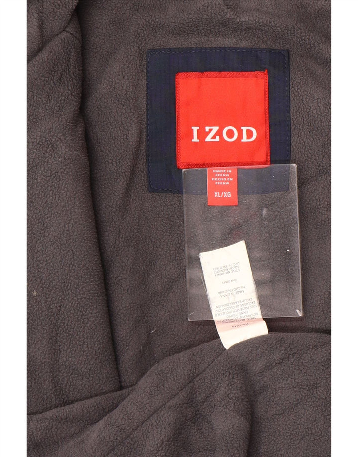 IZOD Chaleco utilitario para hombre UK 42 XL Poliéster azul marino