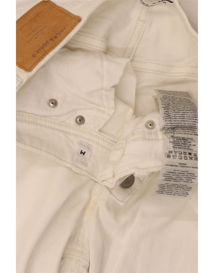 JACK & JONES Shorts vaqueros de corte regular para hombre Medium W32 White Cotton