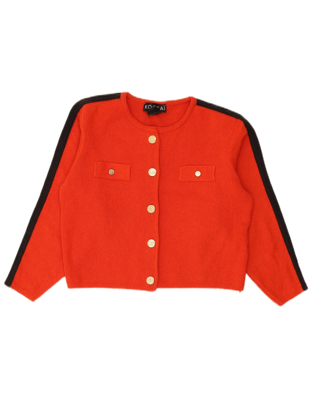 Kookai Jersey Bolero para Mujer UK 44 Medio Rojo Colorblock