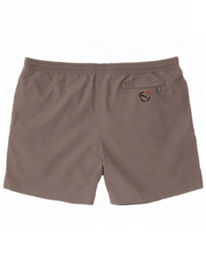 Puma Bañador para hombre, talla grande, gris