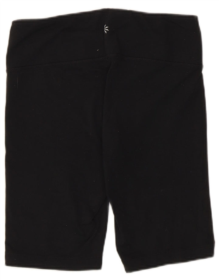 ATHLETA Pantalones cortos deportivos para mujer UK 8 Small Poliéster negro