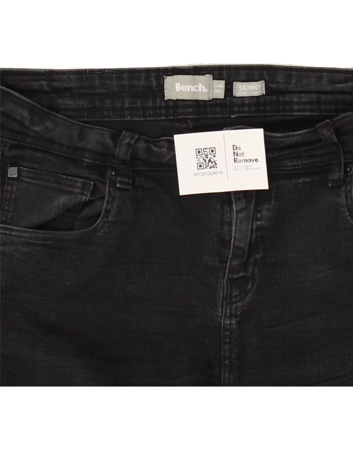 BENCH Vaqueros pitillo para mujer W34 L34 Algodón negro