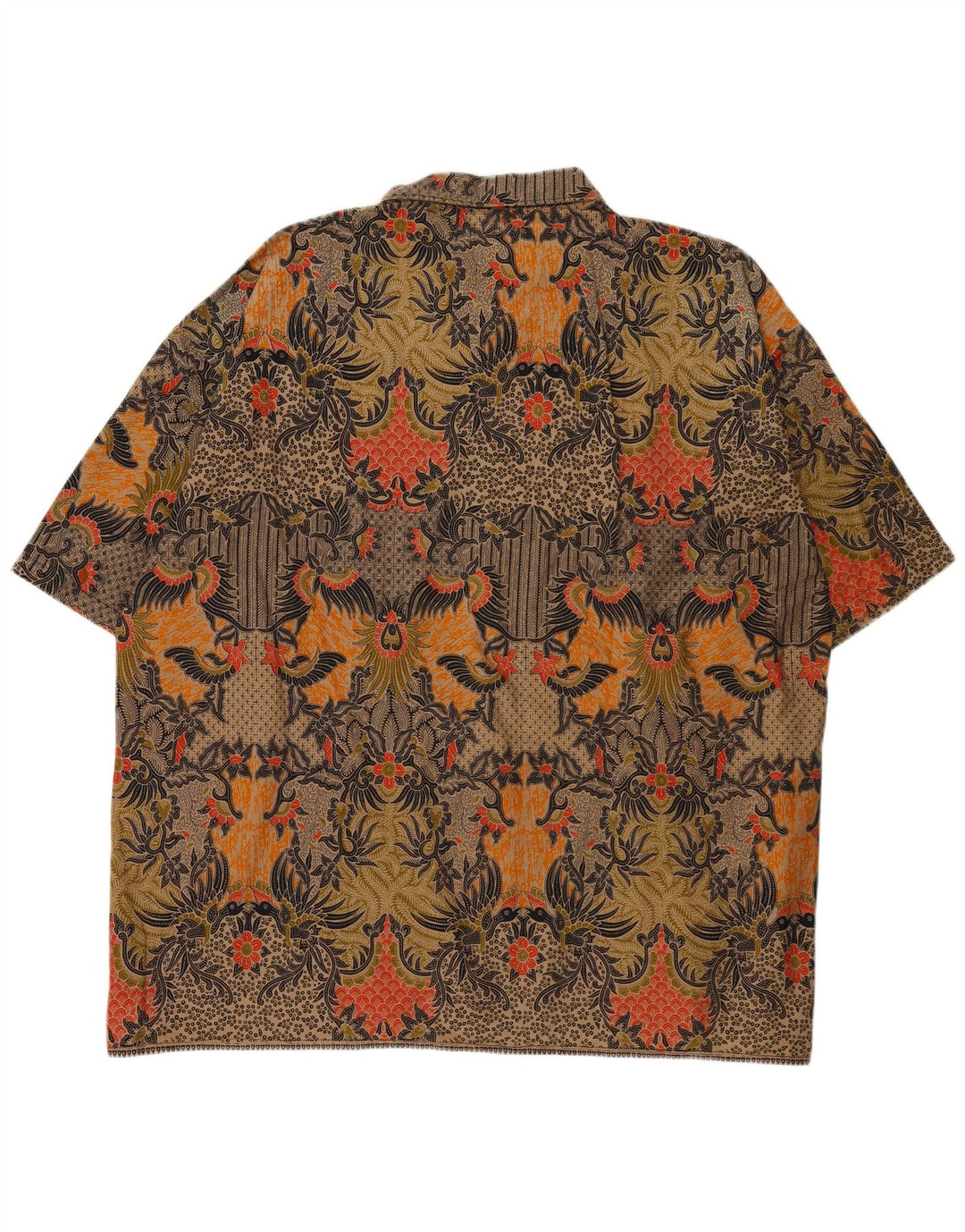 Alit Astika Camisa de manga corta con estampado abstracto para hombre, 5XL, multicolor