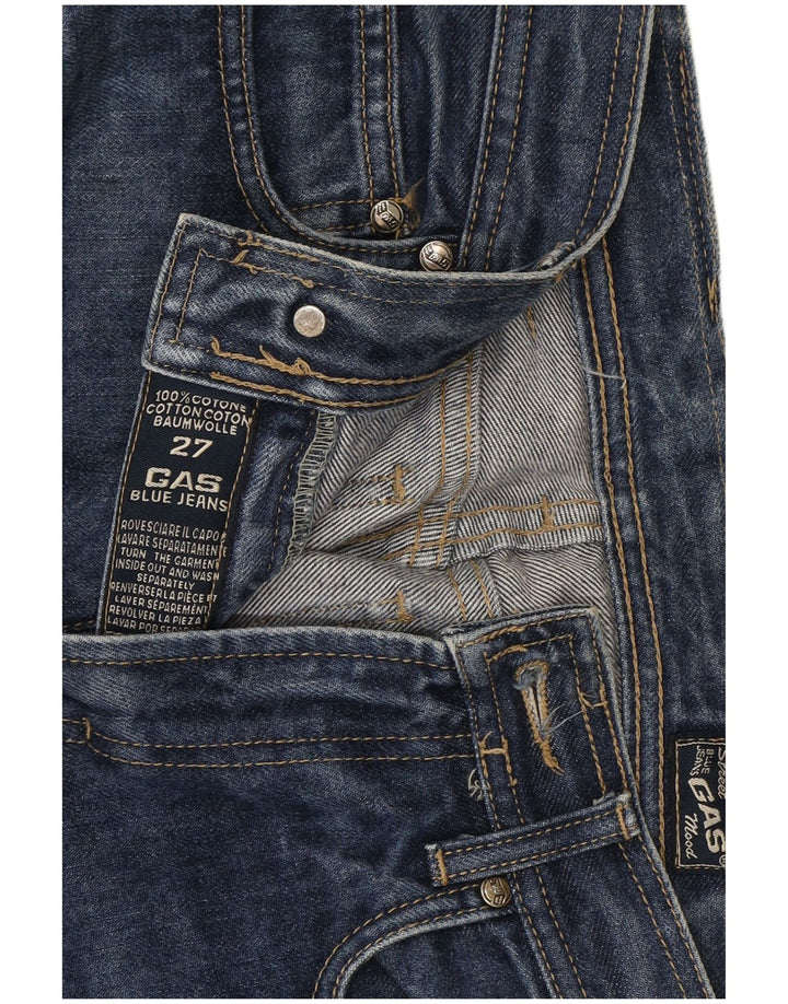 Vaqueros Recto Mujer Gas W27 L31 Algodón Azul
