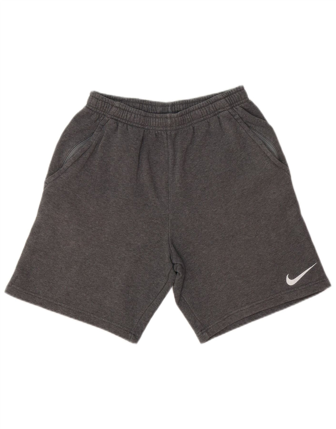 NIKE Pantalones cortos deportivos para hombre, talla pequeña, gris