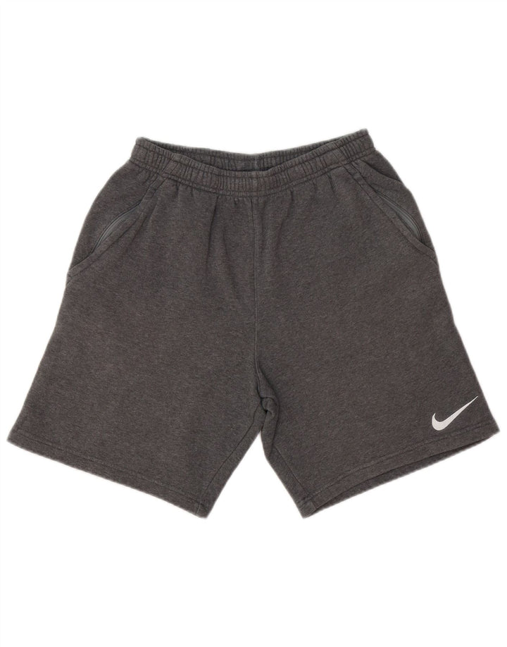 NIKE Pantalones cortos deportivos para hombre, talla pequeña, gris