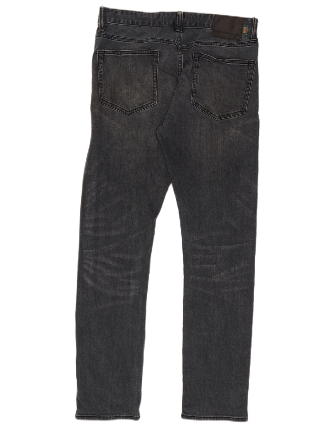 Superdry Vaqueros ajustados para hombre W32 L32 Algodón gris