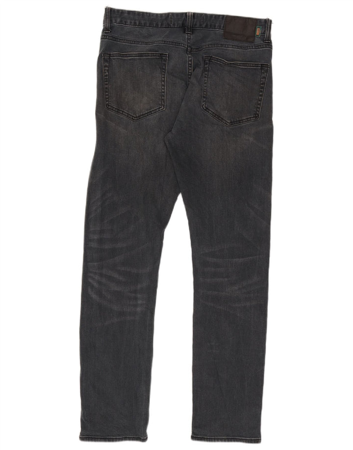 Superdry Vaqueros ajustados para hombre W32 L32 Algodón gris