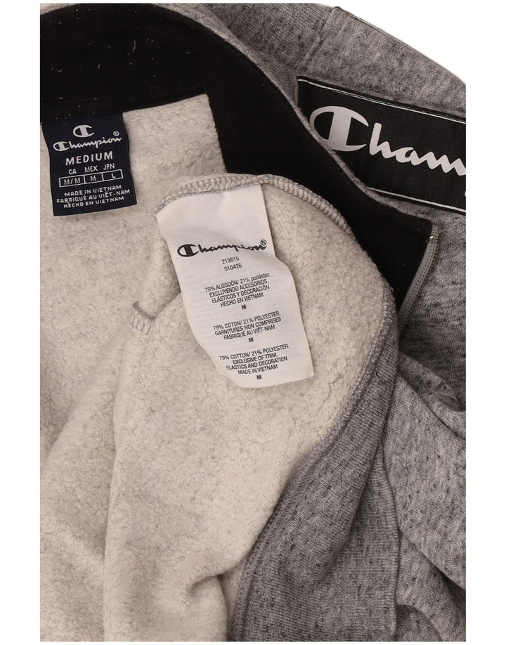 Champion Chaqueta De Chándal Con Gráfico Para Hombre De Algodón Moteado En Gris Medio