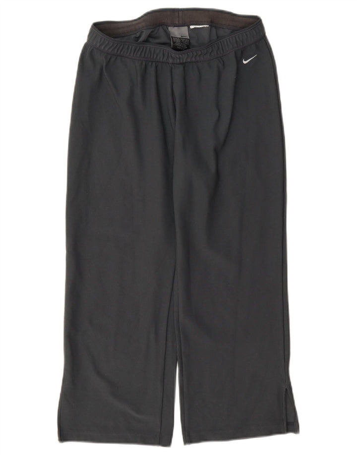Nike Dri Fit Capri Pantalones Regulares para Mujer UK 10/12 Gris Medio