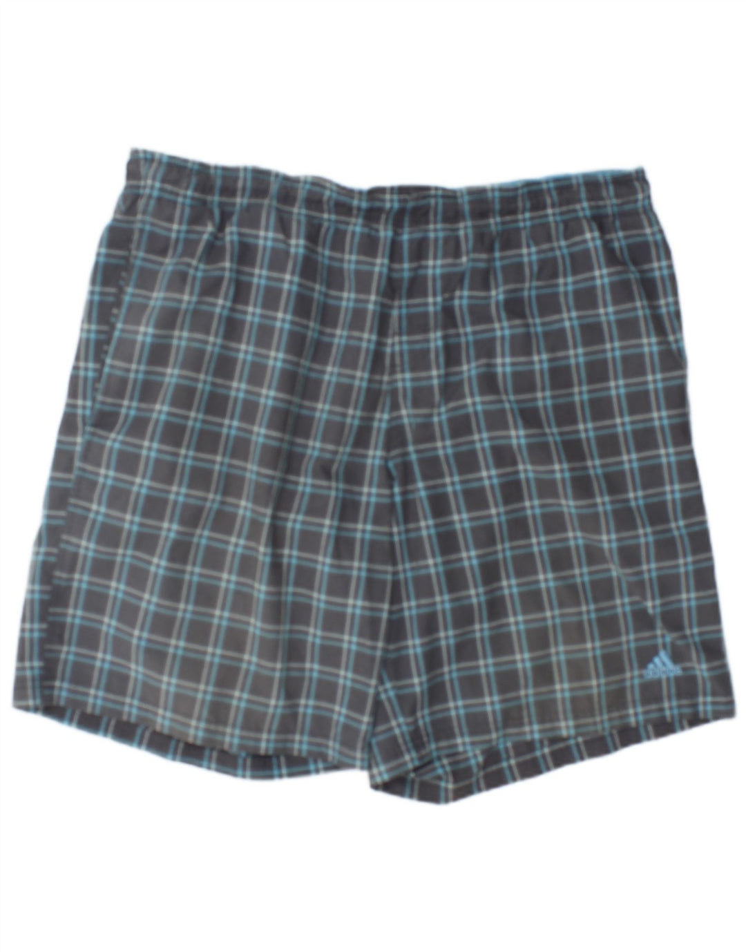 Bañador Adidas Hombre XL Gris Cuadros Poliéster