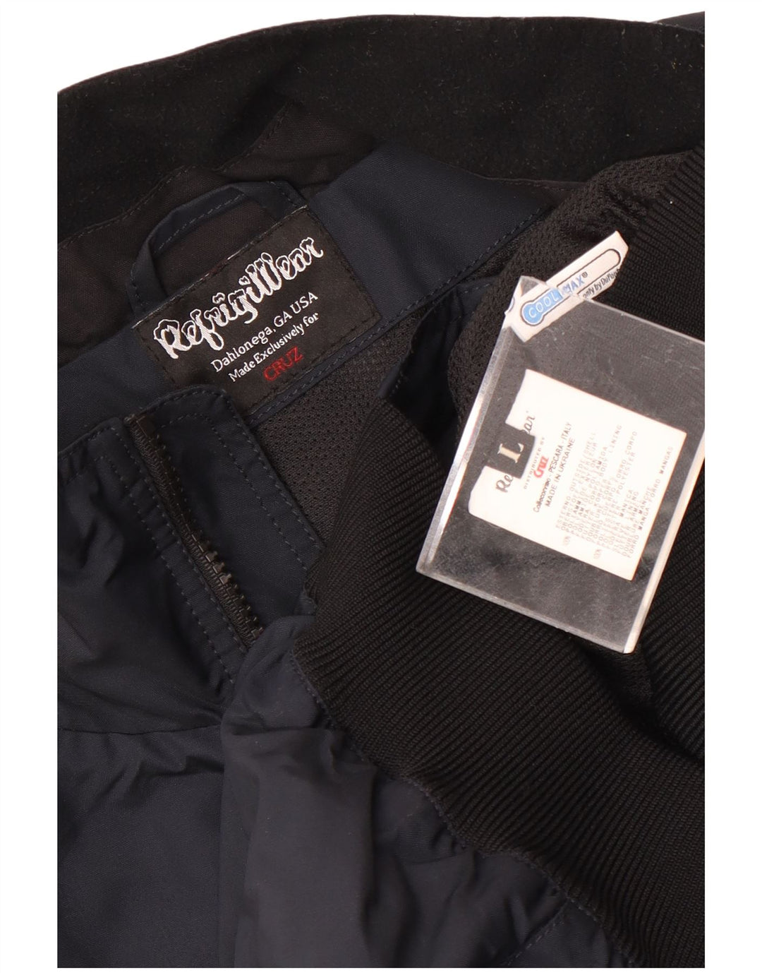 Refrigiwear Chaqueta bomber para hombre UK 40 Large Poliamida azul marino