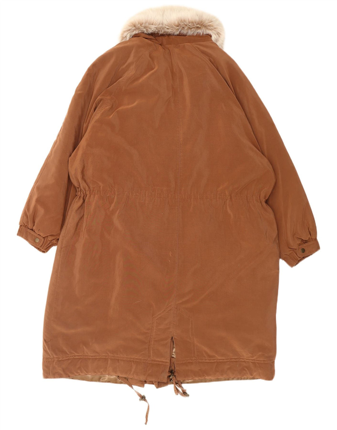 Paco Calvari Abrigo Oversize Mujer IT 44/46 Large Marrón Poliéster
