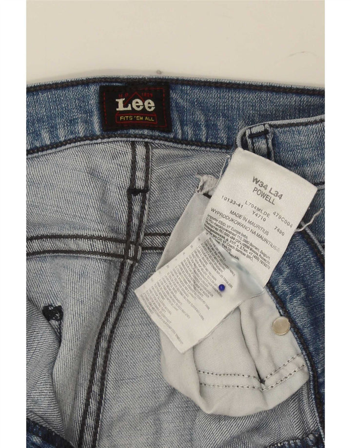 Lee Jeans Powell Slim para Hombre W34 L34 Algodón Azul