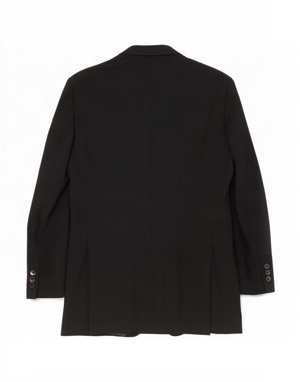 Marks & Spencer Chaqueta tipo blazer de 2 botones para hombre UK 40 Mediano Poliéster negro