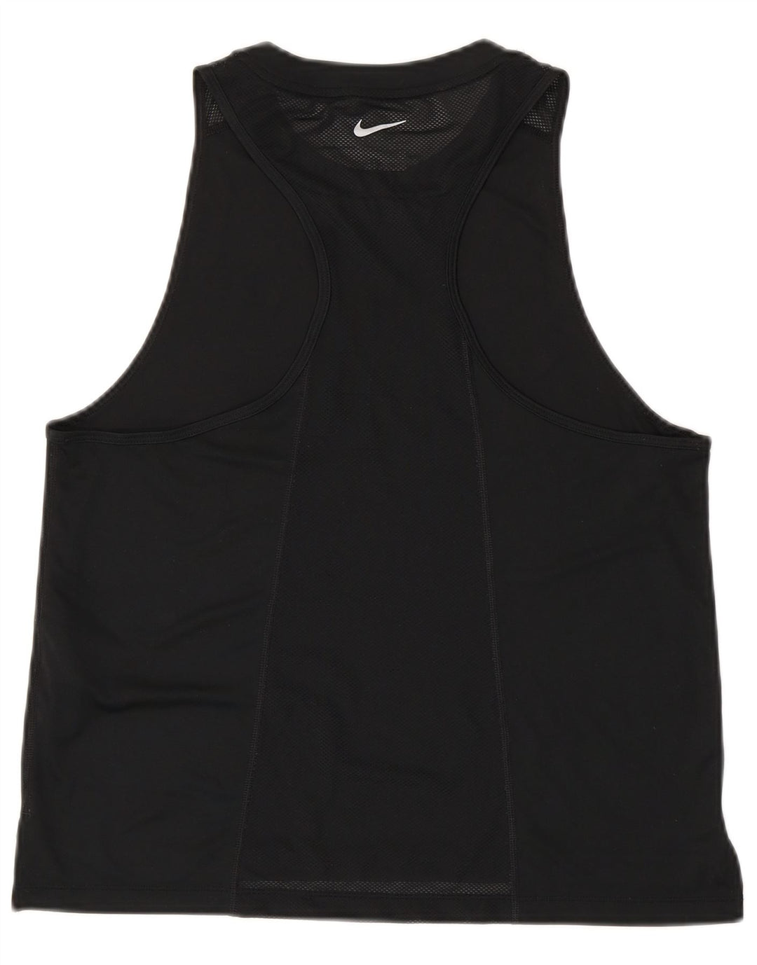 Nike - Camiseta sin mangas Dri Fit para mujer, talla 40, talla grande, poliéster negro