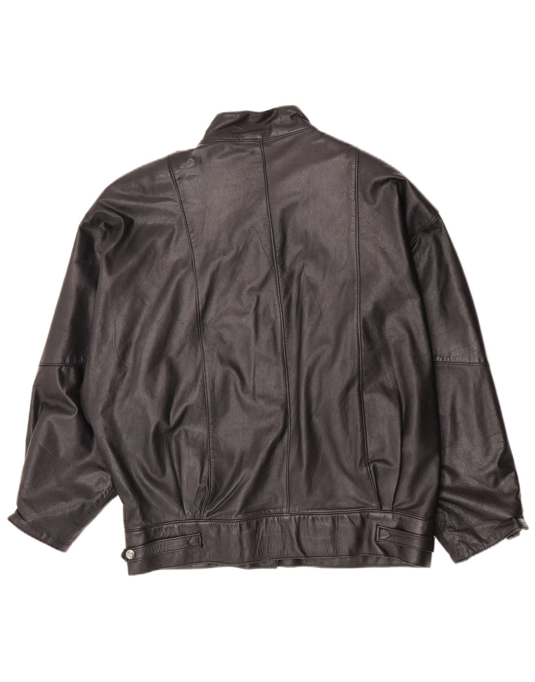 Canda Chaqueta de cuero extragrande para mujer EU 40 Cuero negro mediano