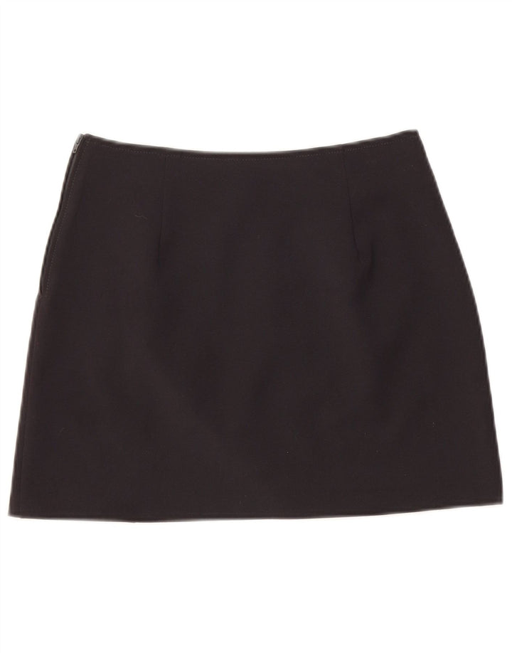 Sisley Minifalda para mujer IT 40 Small W26 Poliéster negro