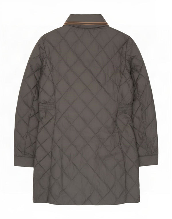 Marks & Spencer Abrigo acolchado para mujer UK 42 Poliamida gris medio