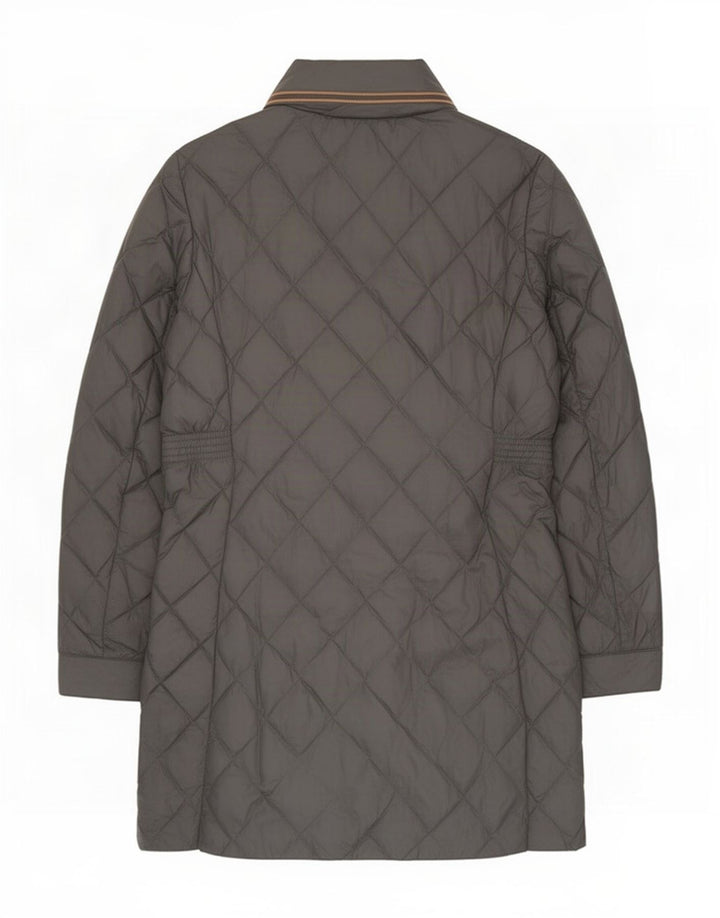 Marks & Spencer Abrigo acolchado para mujer UK 42 Poliamida gris medio