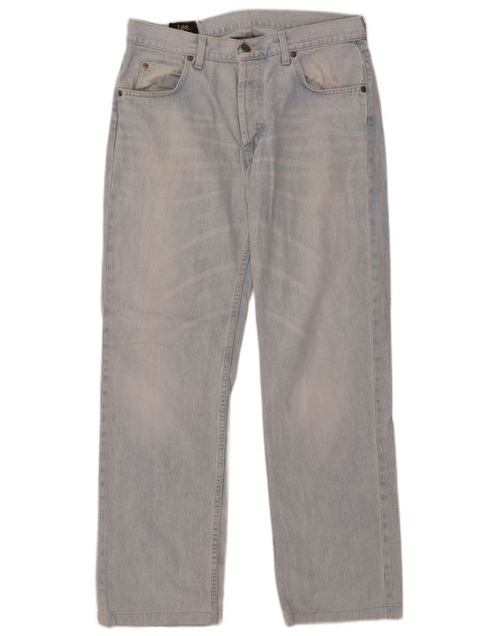 Vaqueros rectos Lee para hombre W34 L30 Algodón azul