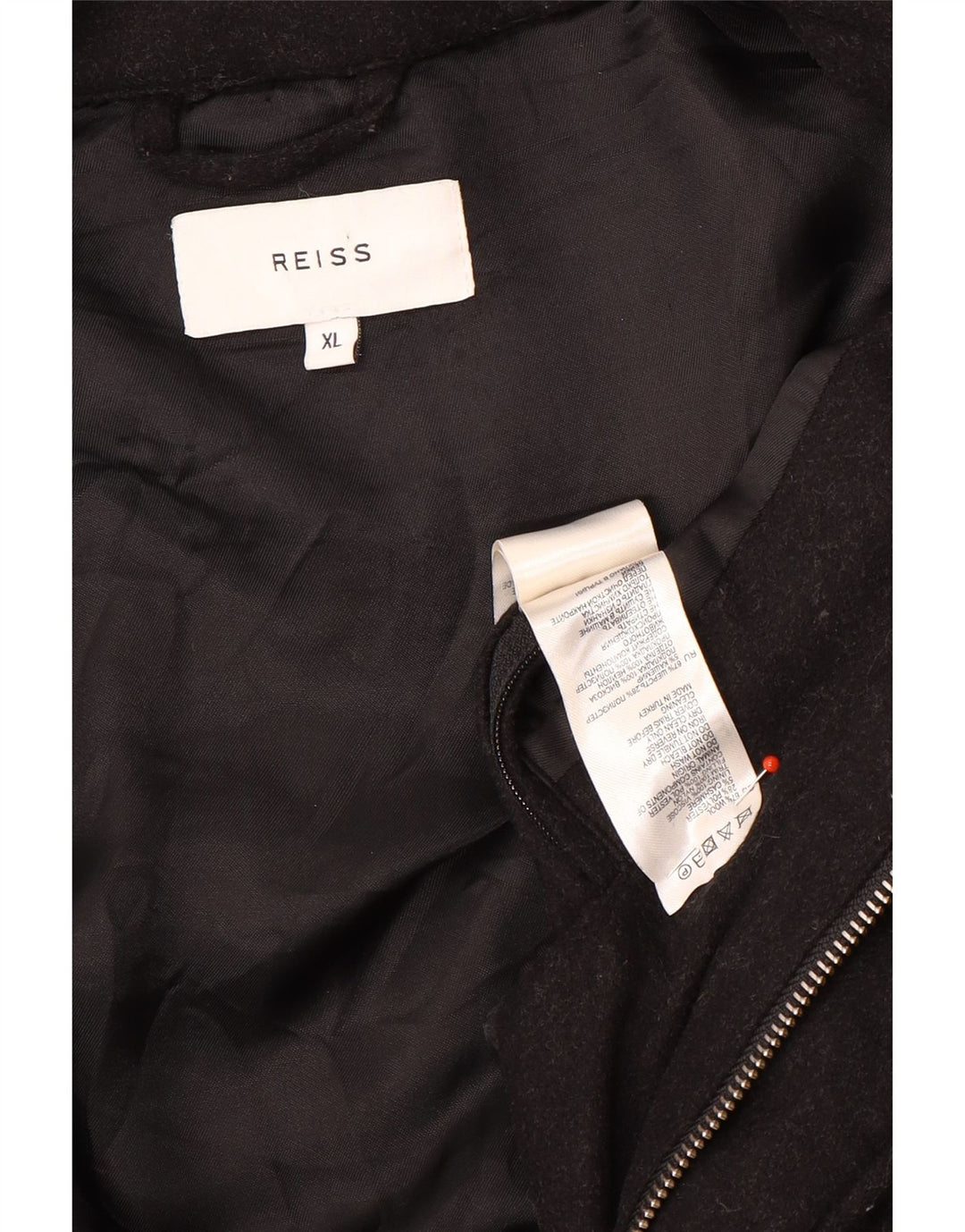 Chaqueta acolchada Reiss para hombre UK 42 XL Lana negra