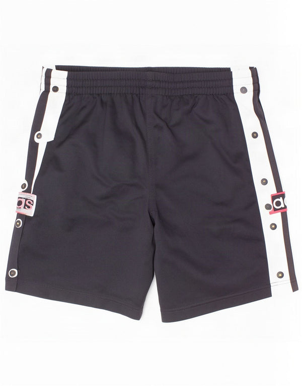 Adidas Pantalones cortos deportivos con gráficos para niños 11-12 años Negro Poliéster color block