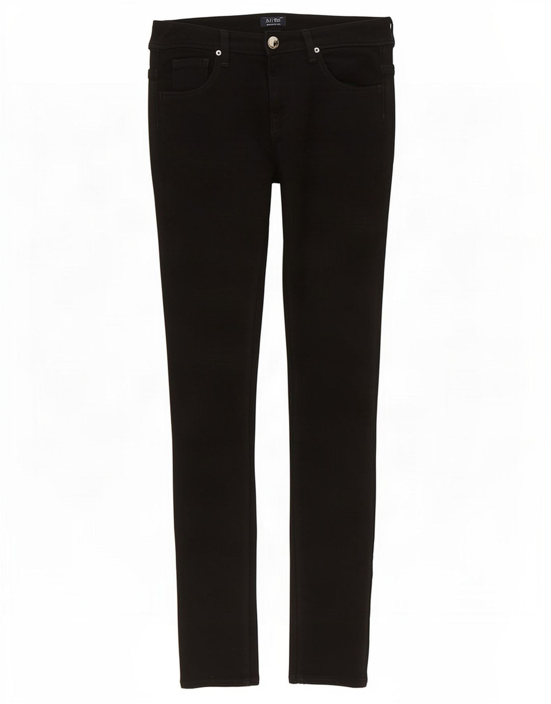 Jeans Ajustados Armani Mujer W26 L31 Poliéster Negro