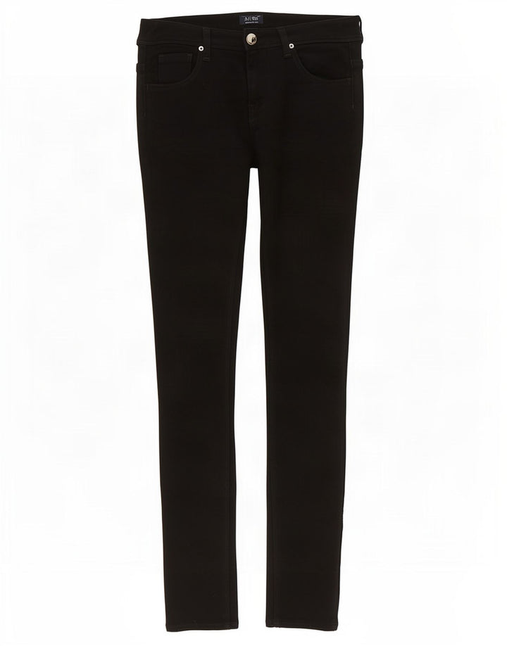 Jeans Ajustados Armani Mujer W26 L31 Poliéster Negro