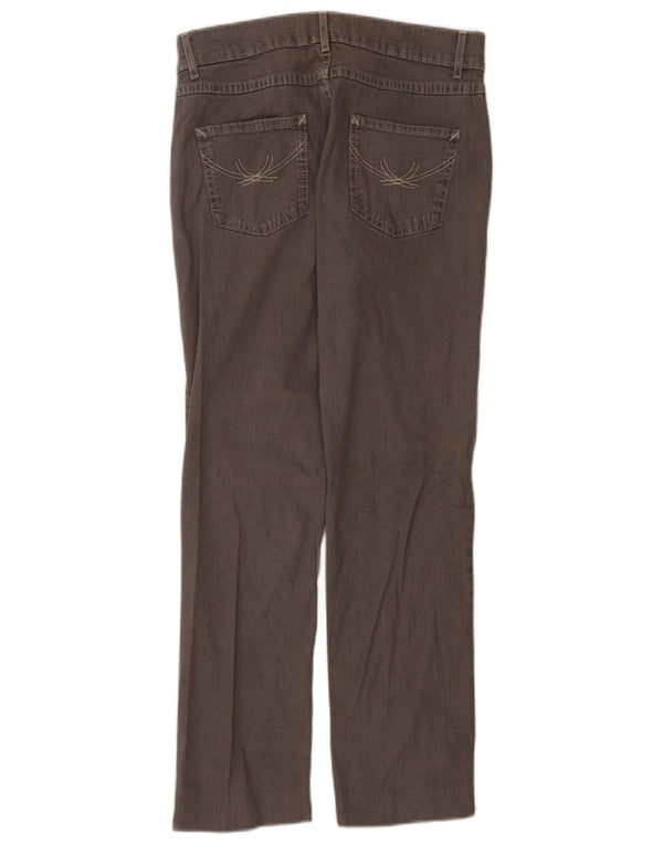 Marks & Spencer Vaqueros rectos para mujer UK 12 Medium W30 L28 Algodón gris