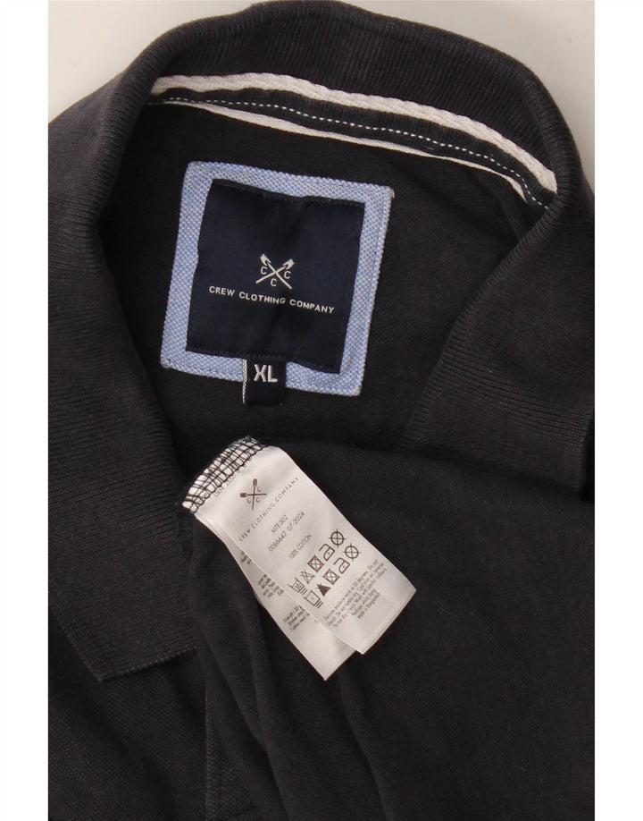 CREW CLOTHING Polo para hombre XL Azul Marino Algodón