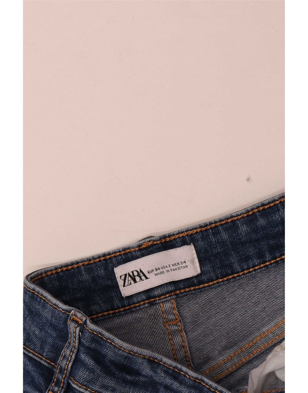 Zara Vaqueros Bootcut Mujer EU 34 2XS W24 L25 Azul