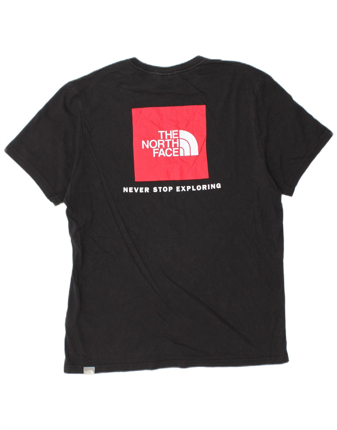 The North Face Camiseta gráfica para hombre Top Medium Black Cotton