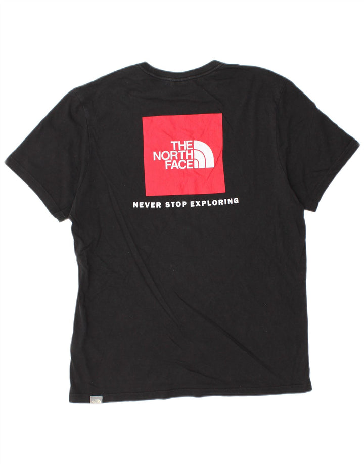 The North Face Camiseta gráfica para hombre Top Medium Black Cotton