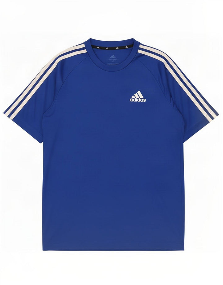 Adidas Hombre Aeroready Camiseta Top Pequeño Azul Poliéster