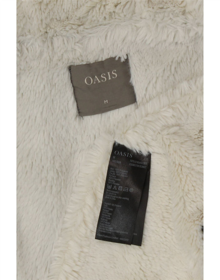Chaleco largo con forro y capucha para mujer Oasis UK 44 Poliamida verde medio