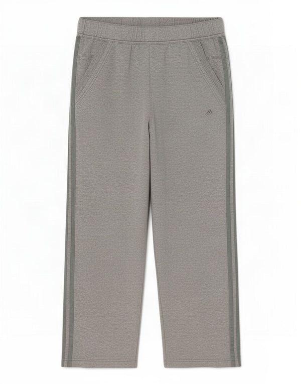 Adidas Pantalones de chándal para mujer UK 10 Small Grey Cotton