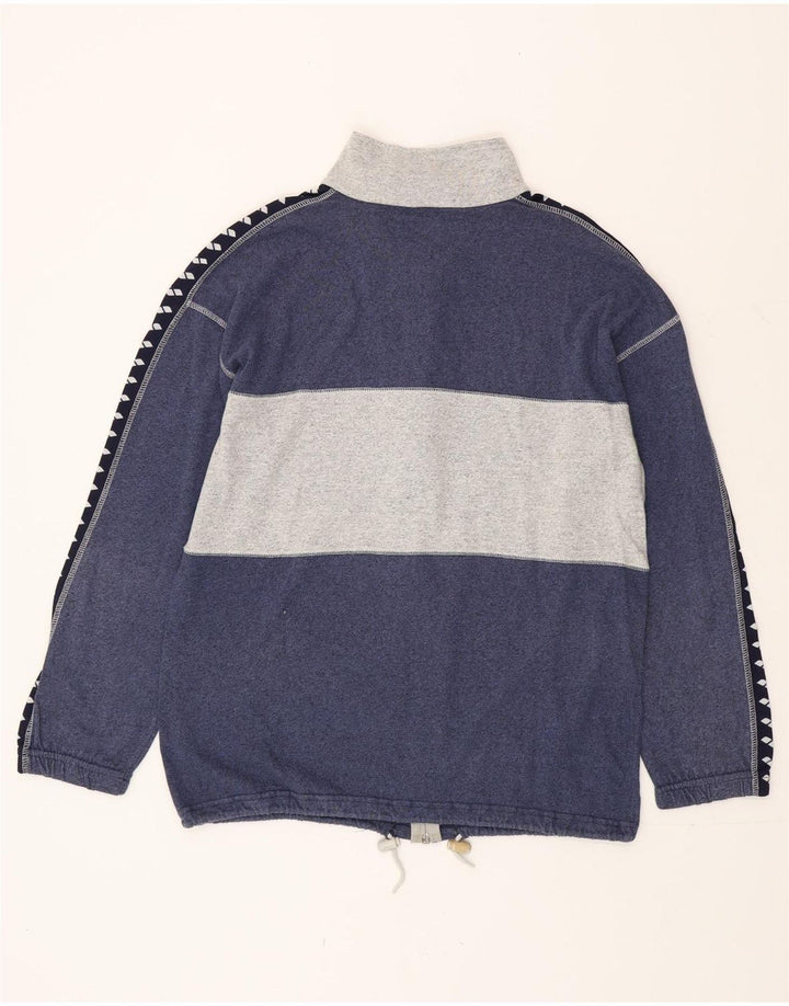 Arena Hombre Chaqueta De Chándal Con Gráfico Small Azul Colorblock