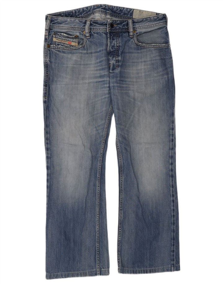 Diesel Hombre Zatiny Regular Bootcut Jeans W30 L27 Algodón Azul