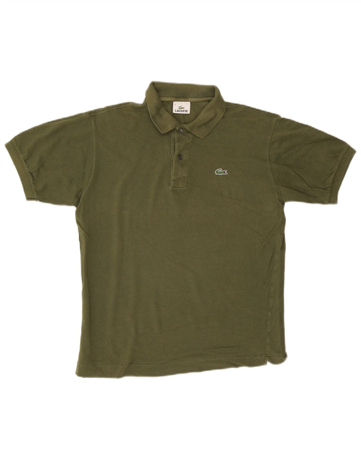 Lacoste Polo para hombre talla 4 mediano caqui