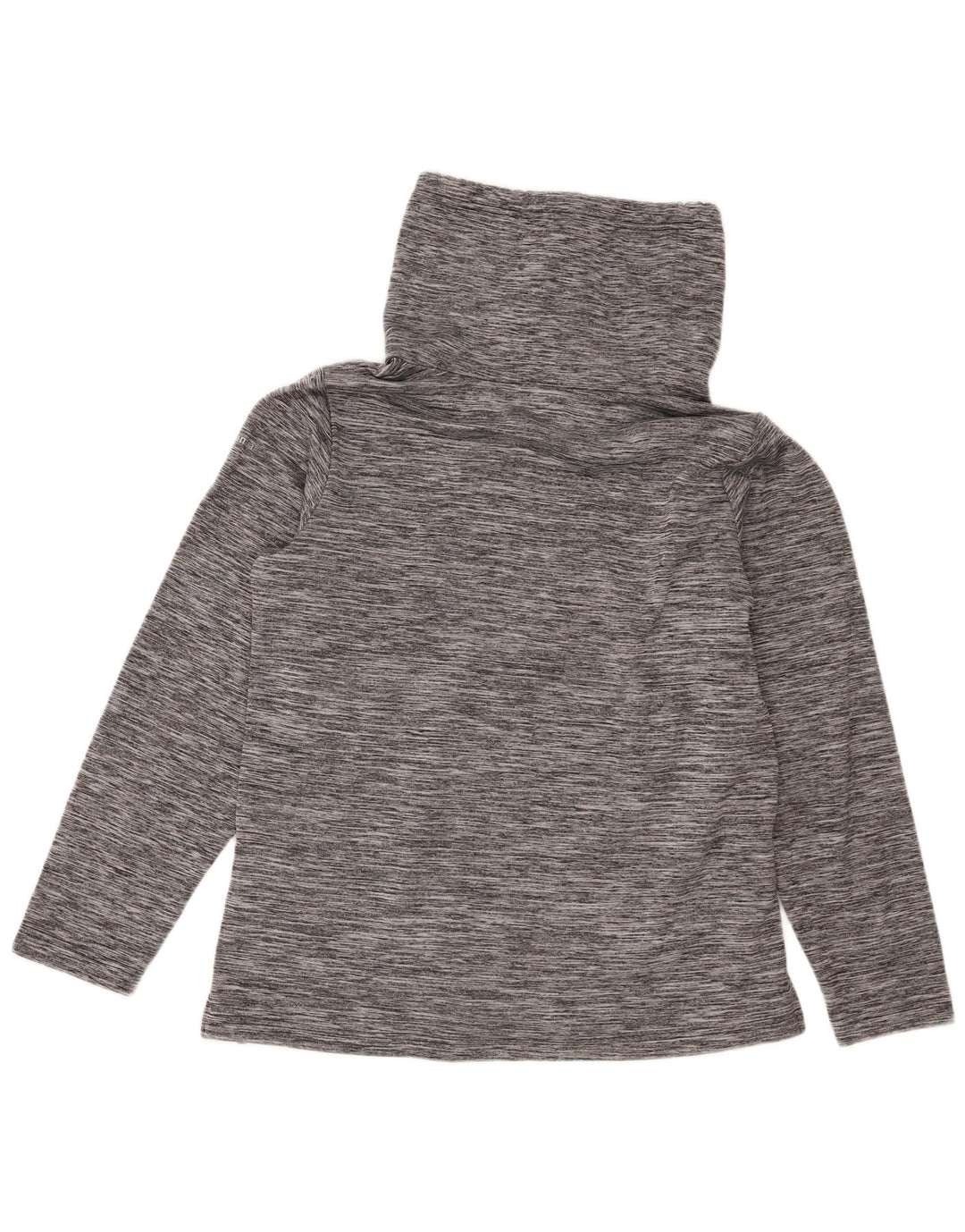 Columbia Top de mujer de manga larga ES 44 Poliéster moteado gris medio