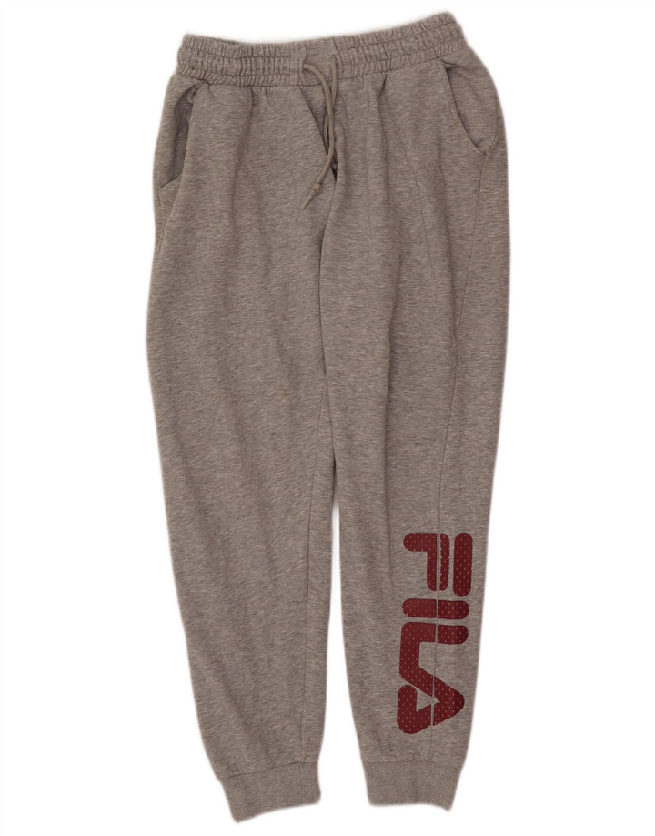 Fila Pantalones de chándal gráficos para mujer Joggers UK 44 Algodón gris medio