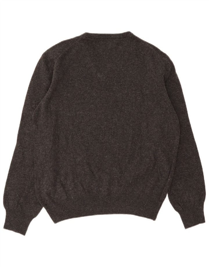 Brooksfield Jersey con cuello en V para hombre IT 48 Small Grey
