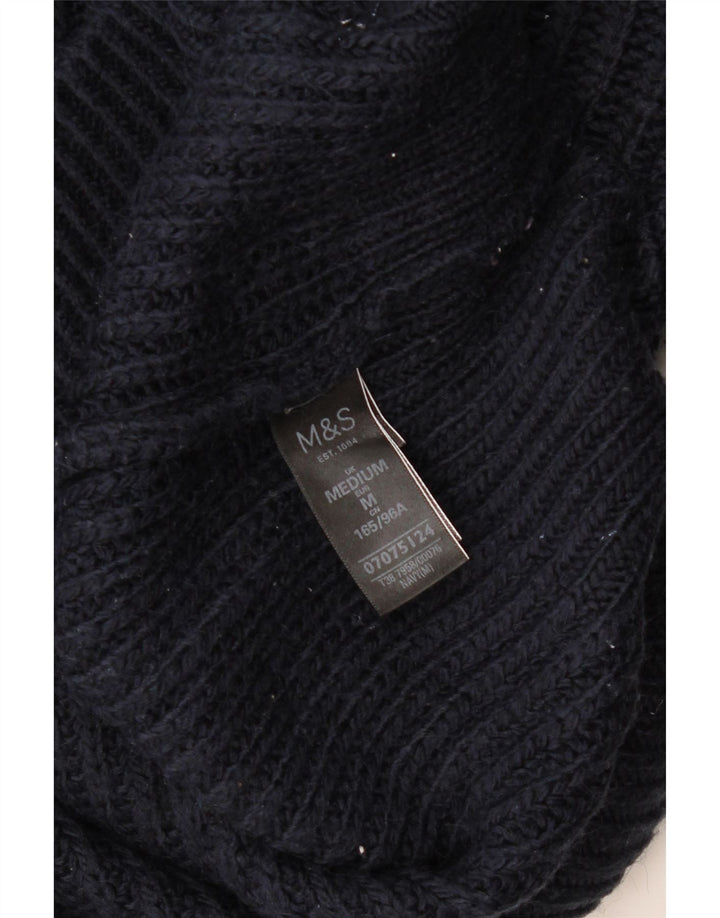 Marks & Spencer Suéter tipo jersey extragrande para mujer UK 14 Medium Azul marino