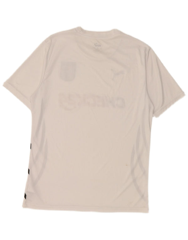 Camiseta Puma Mujer Graphic Top Medium Blanco Poliéster