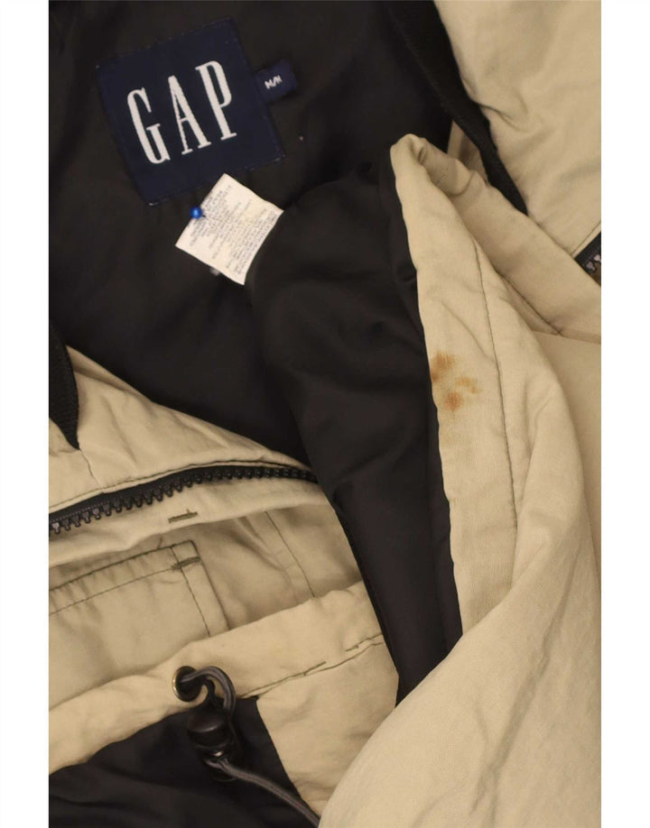 Gap Chaqueta utilitaria con capucha para hombre UK 38 Poliéster beige medio