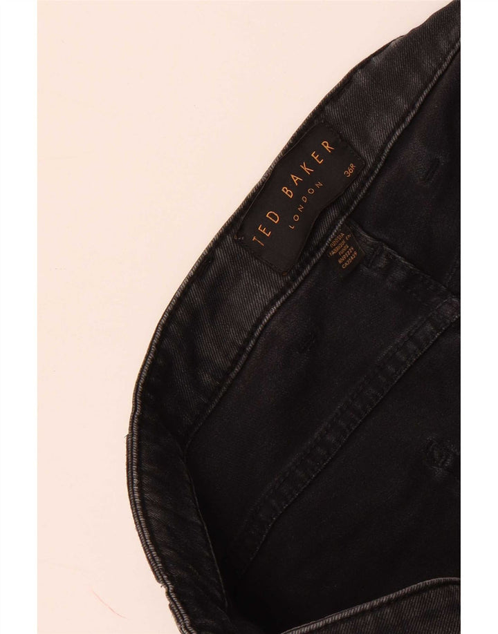 Vaqueros rectos para hombre de Ted Baker W36 L30 Negro