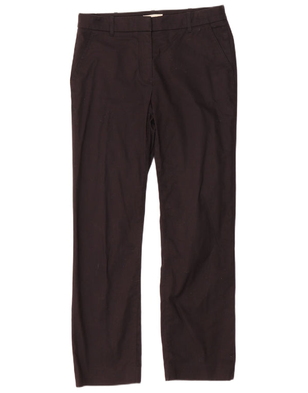 Hobbs Pantalones chinos rectos para mujer UK 8 Small W28 L28 Algodón negro