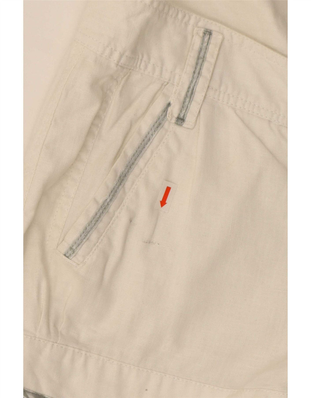 Pantalones Cortos Diesel Mujer W28 Medium White Linen