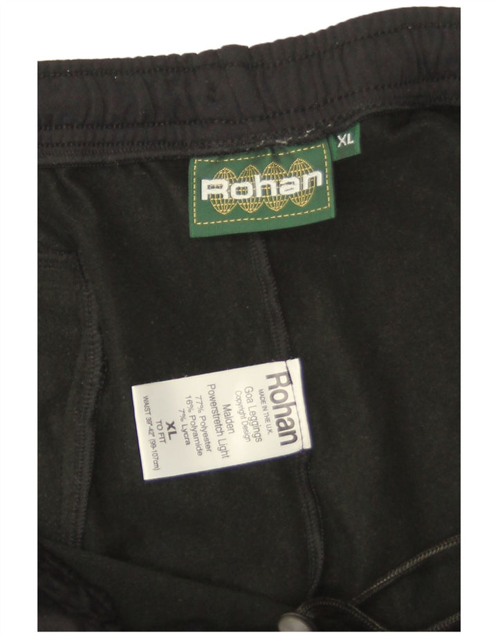 Rohan Pantalón Chándal Hombre XL Negro Poliéster